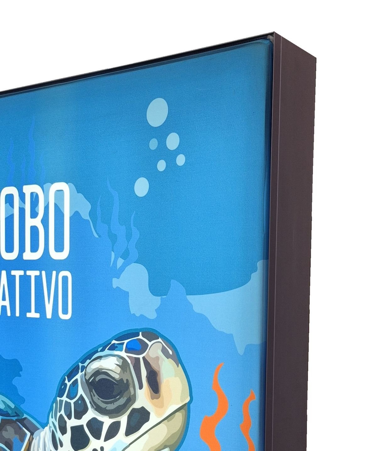 Aviso Luminoso con Tela vista 2