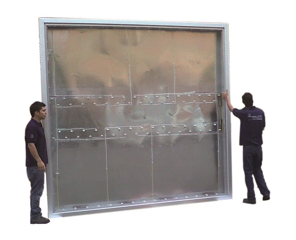 Aviso Luminoso con Marco Abatible vista 5