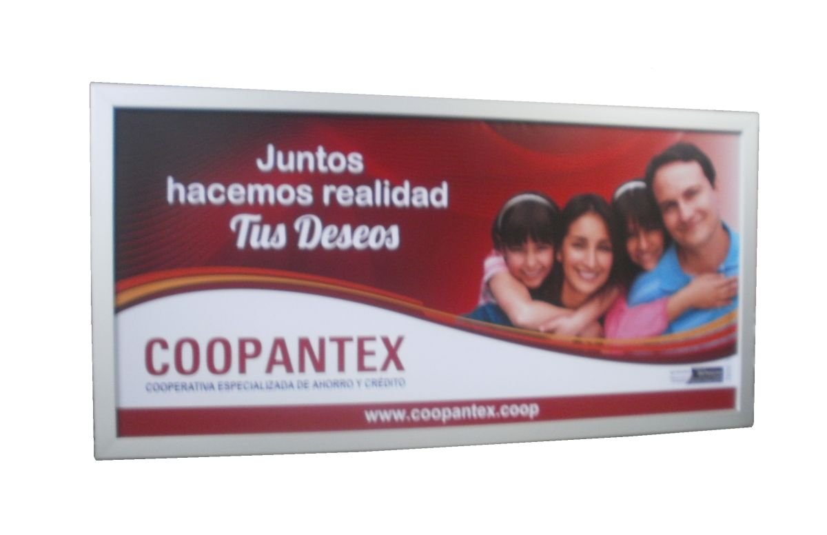 Aviso Luminoso con Marco Abatible vista 6