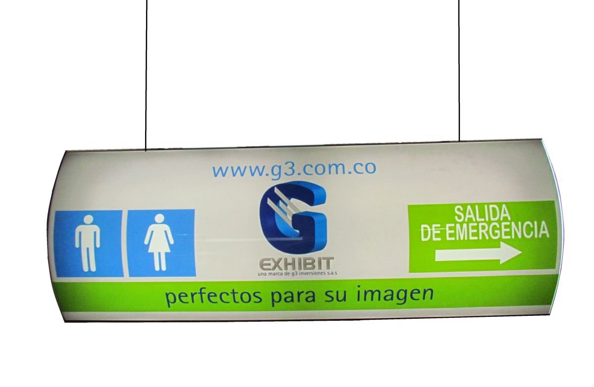 Aviso Luminoso ovalado